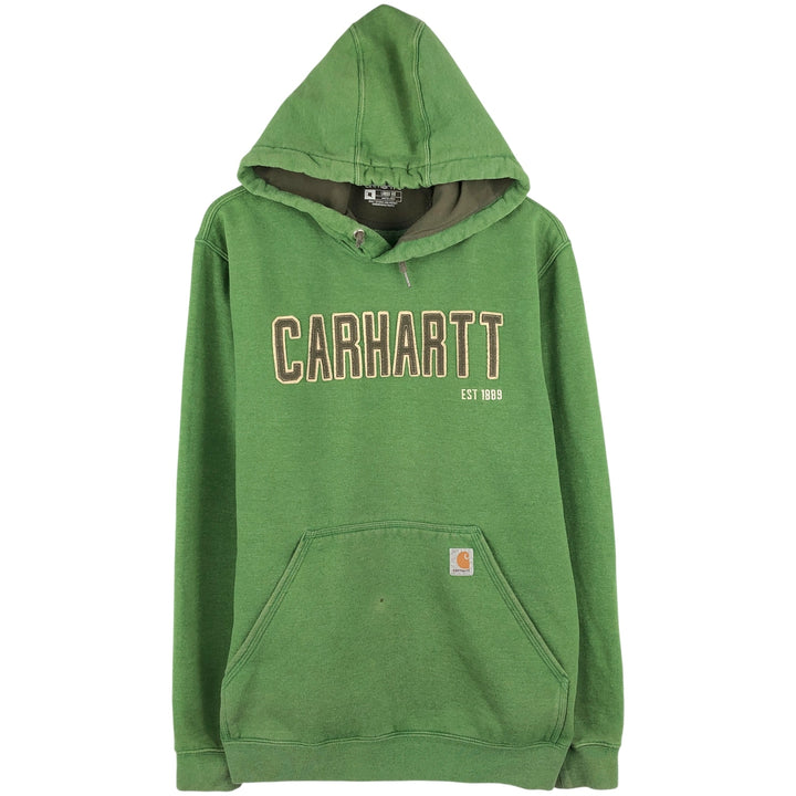 Carhartt Loose Fit Sweat Pullover Hoodie, Men's M Size cotton green type Vintage Second Hand