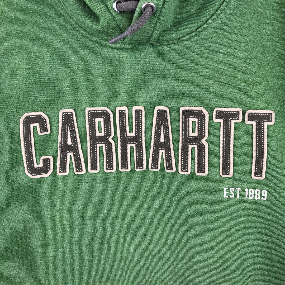 Carhartt Loose Fit Sweat Pullover Hoodie, Men's M Size cotton green type Vintage Second Hand