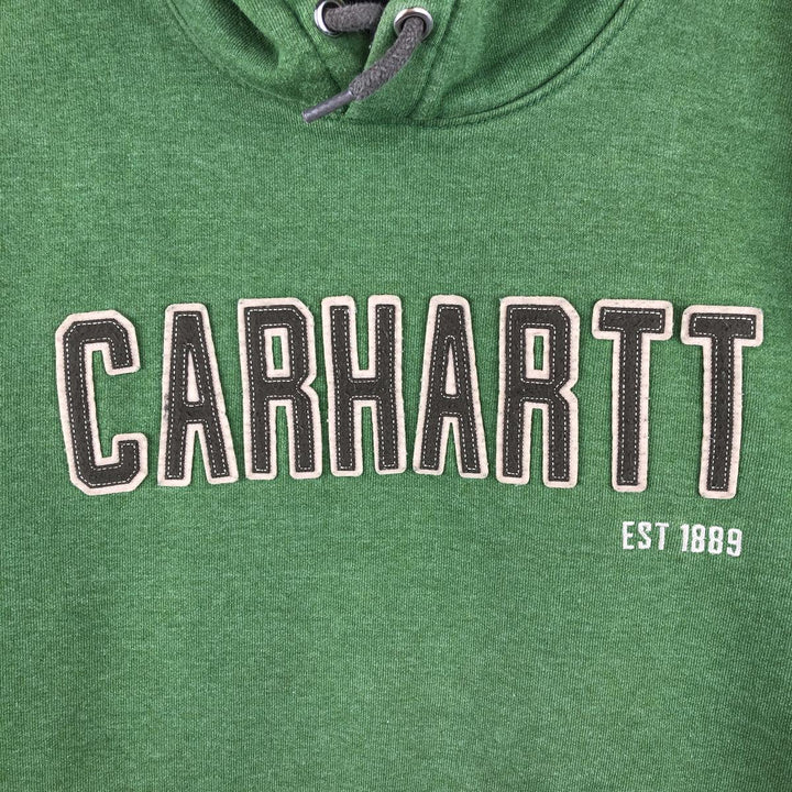 Carhartt Loose Fit Sweat Pullover Hoodie, Men's M Size cotton green type Vintage Second Hand