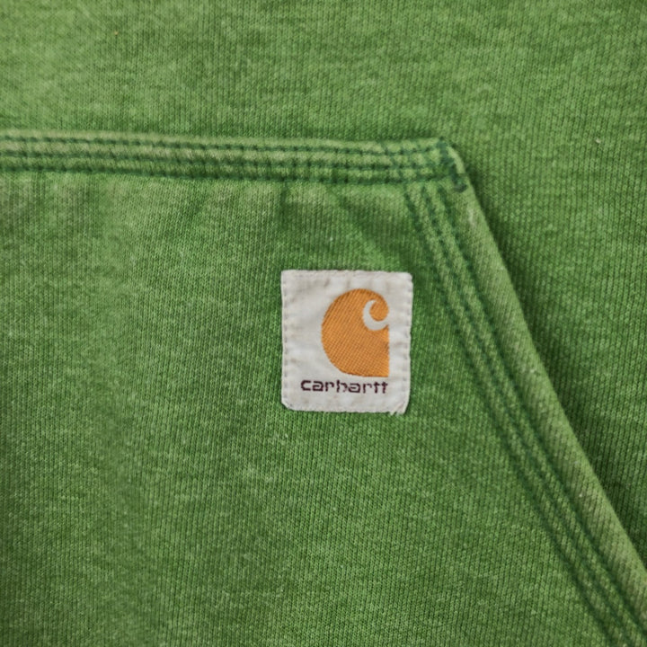 Carhartt Loose Fit Sweat Pullover Hoodie, Men's M Size cotton green type Vintage Second Hand