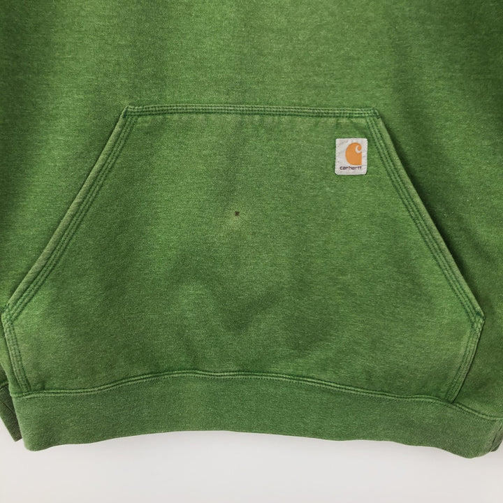 Carhartt Loose Fit Sweat Pullover Hoodie, Men's M Size cotton green type Vintage Second Hand