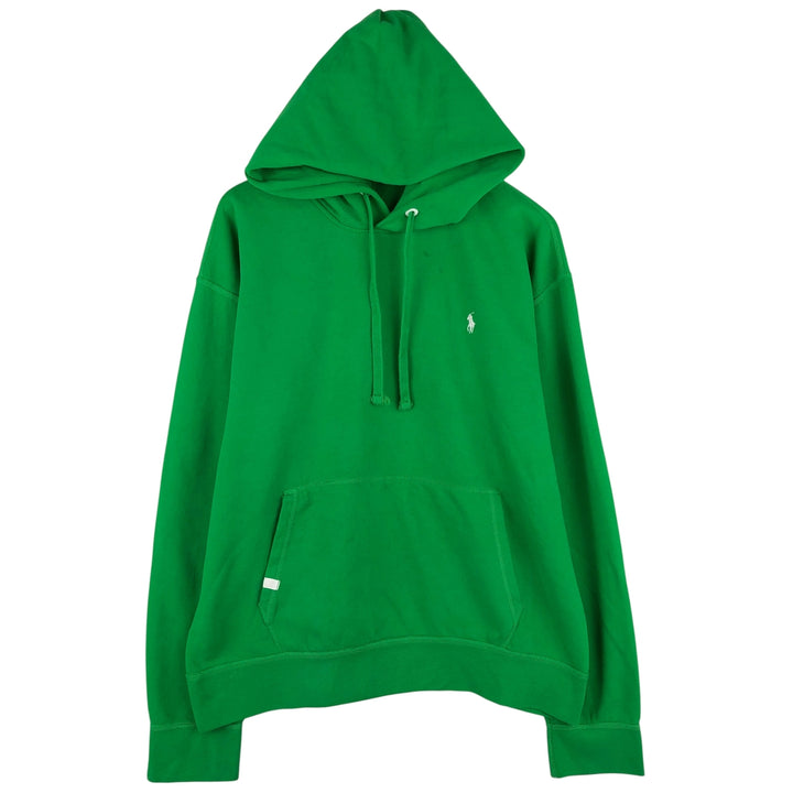 Ralph Lauren sweatshirt pullover hoodie, men's size XL cotton green type Vintage Second Hand