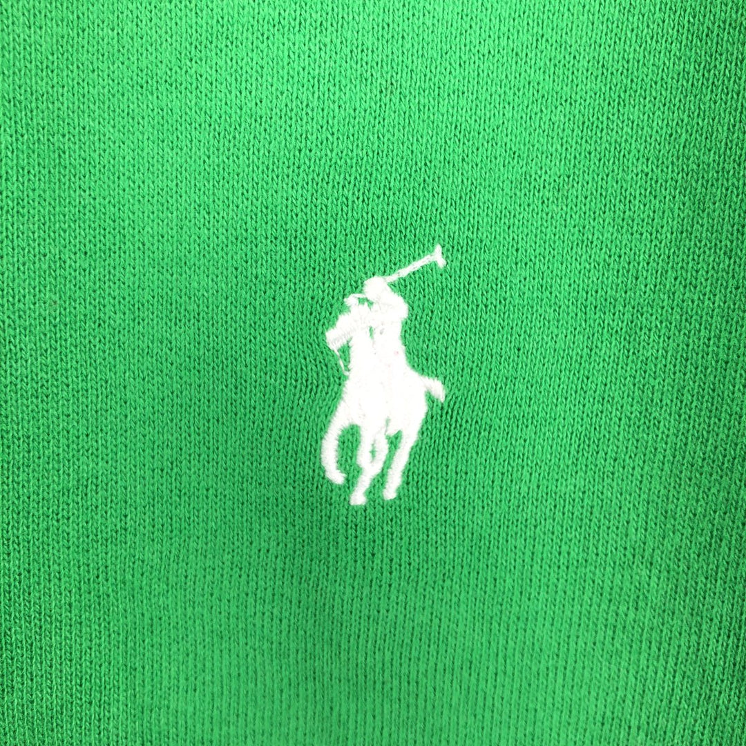 Ralph Lauren sweatshirt pullover hoodie, men's size XL cotton green type Vintage Second Hand