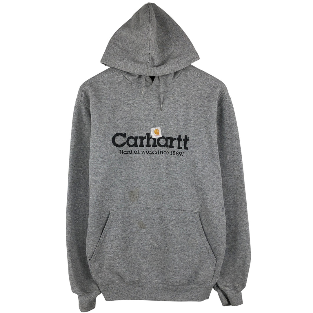 2000'S Carhartt sweatshirt pullover hoodie, men's size S cotton gray type Vintage Second Hand