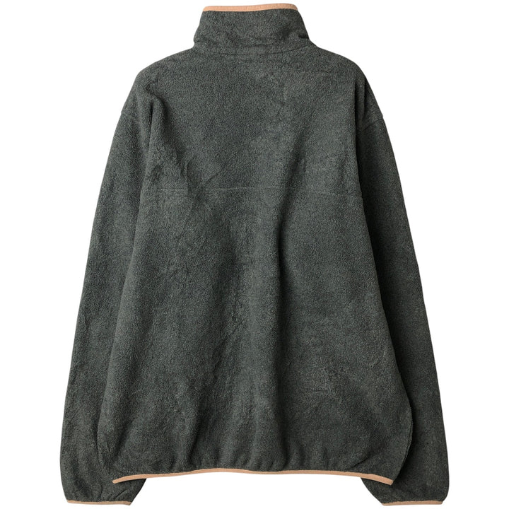 Patagonia Lightweight Synchilla Snap Tee (25455FA17) - Half-Snap Fleece Pullover, Women's Size L polyester gray type Vintage Second Hand