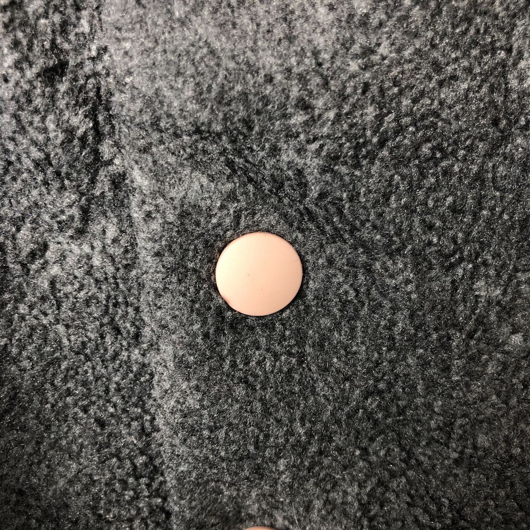 Patagonia Lightweight Synchilla Snap Tee (25455FA17) - Half-Snap Fleece Pullover, Women's Size L polyester gray type Vintage Second Hand