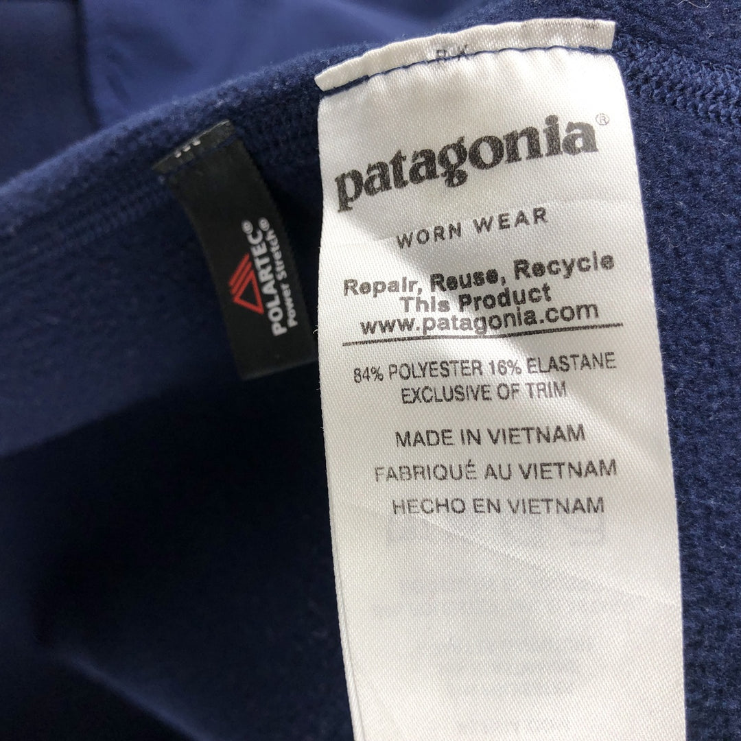 Patagonia 23815FA18 Fleece Jacket, Women's Size M polyester navy blue type Vintage Second Hand