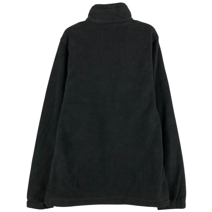 2000'S Columbia fleece jacket, men's size S polyester black type Vintage Second Hand