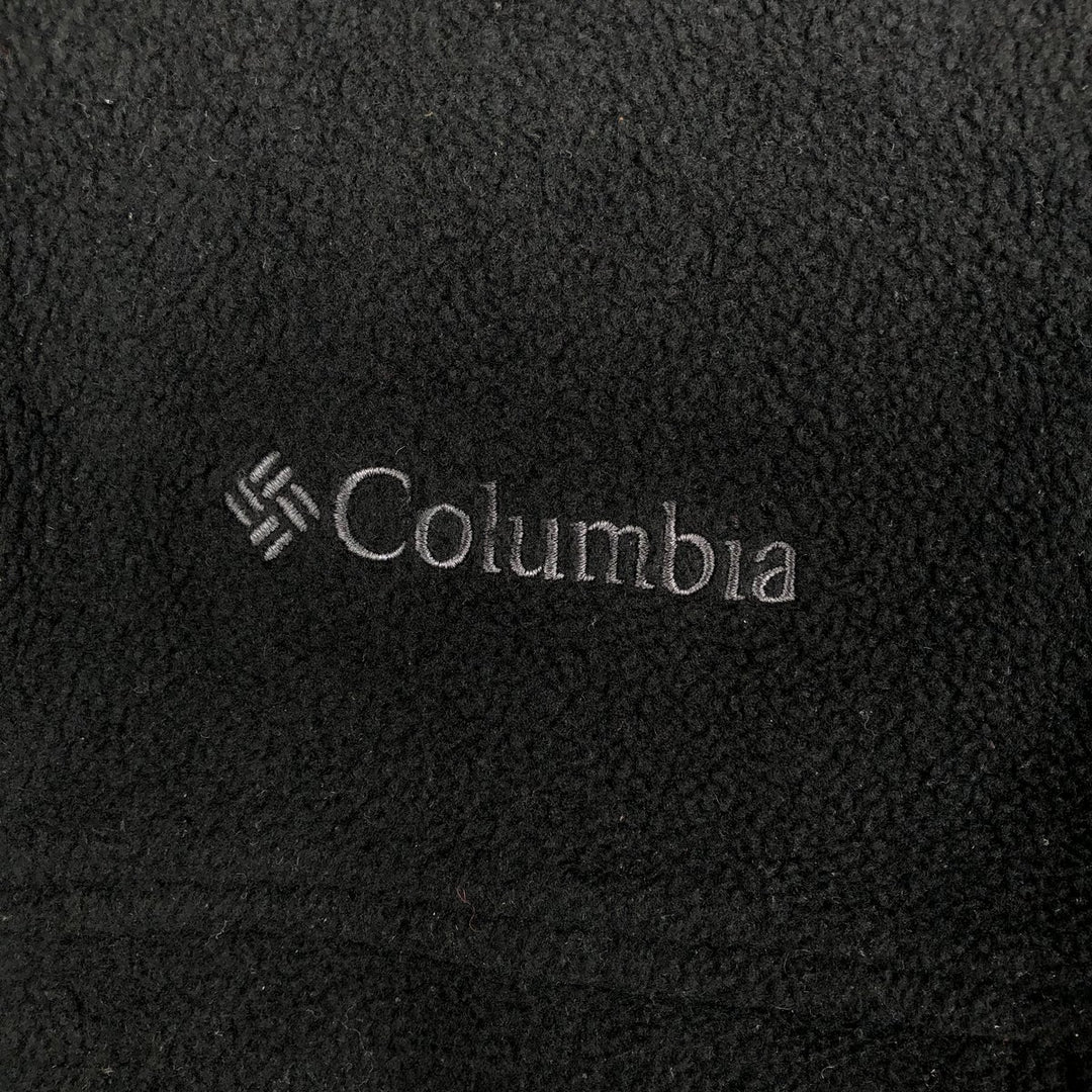 2000'S Columbia fleece jacket, men's size S polyester black type Vintage Second Hand