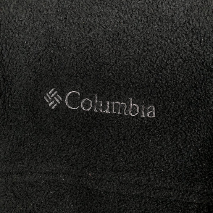2000'S Columbia fleece jacket, men's size S polyester black type Vintage Second Hand