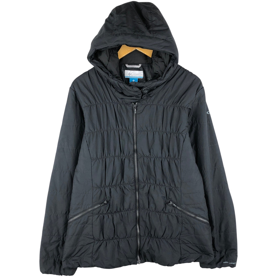 Columbia OMNI-HEAT Women's Padded Puffer Jacket, Size XL polyester black type Vintage Second Hand