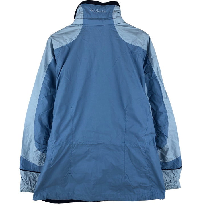 Columbia INTERCHANGE CORE Mountain Jacket, Shell Jacket, Women's, Size L, Long Sleeve Nylon Blue type light blue Vintage Second Hand