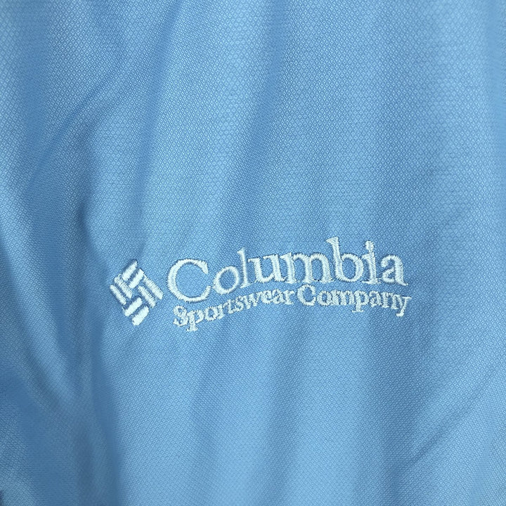 Columbia INTERCHANGE CORE Mountain Jacket, Shell Jacket, Women's, Size L, Long Sleeve Nylon Blue type light blue Vintage Second Hand