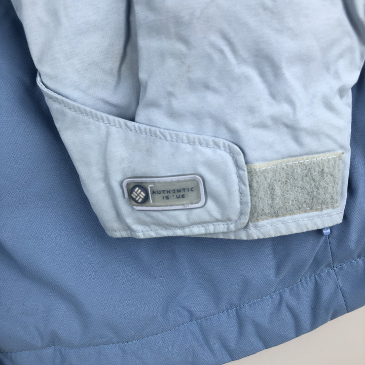 Columbia INTERCHANGE CORE Mountain Jacket, Shell Jacket, Women's, Size L, Long Sleeve Nylon Blue type light blue Vintage Second Hand