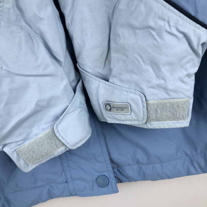 Columbia INTERCHANGE CORE Mountain Jacket, Shell Jacket, Women's, Size L, Long Sleeve Nylon Blue type light blue Vintage Second Hand