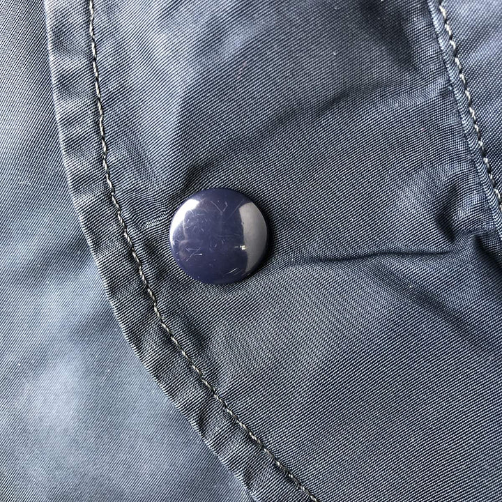 90'S civilian Alpha MA-1 style padded military flight jacket, men's size XL, vintage Nylon navy blue type Vintage Second Hand