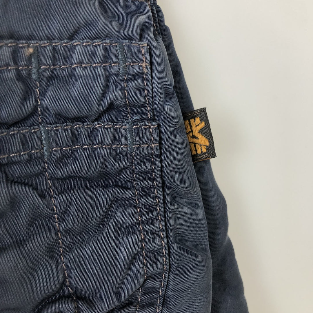 90'S civilian Alpha MA-1 style padded military flight jacket, men's size XL, vintage Nylon navy blue type Vintage Second Hand