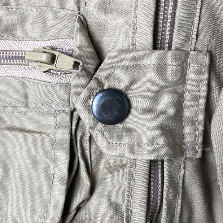 RIO BRAVO Fishing Vest, Men's Size L polyester Beige type Vintage Second Hand