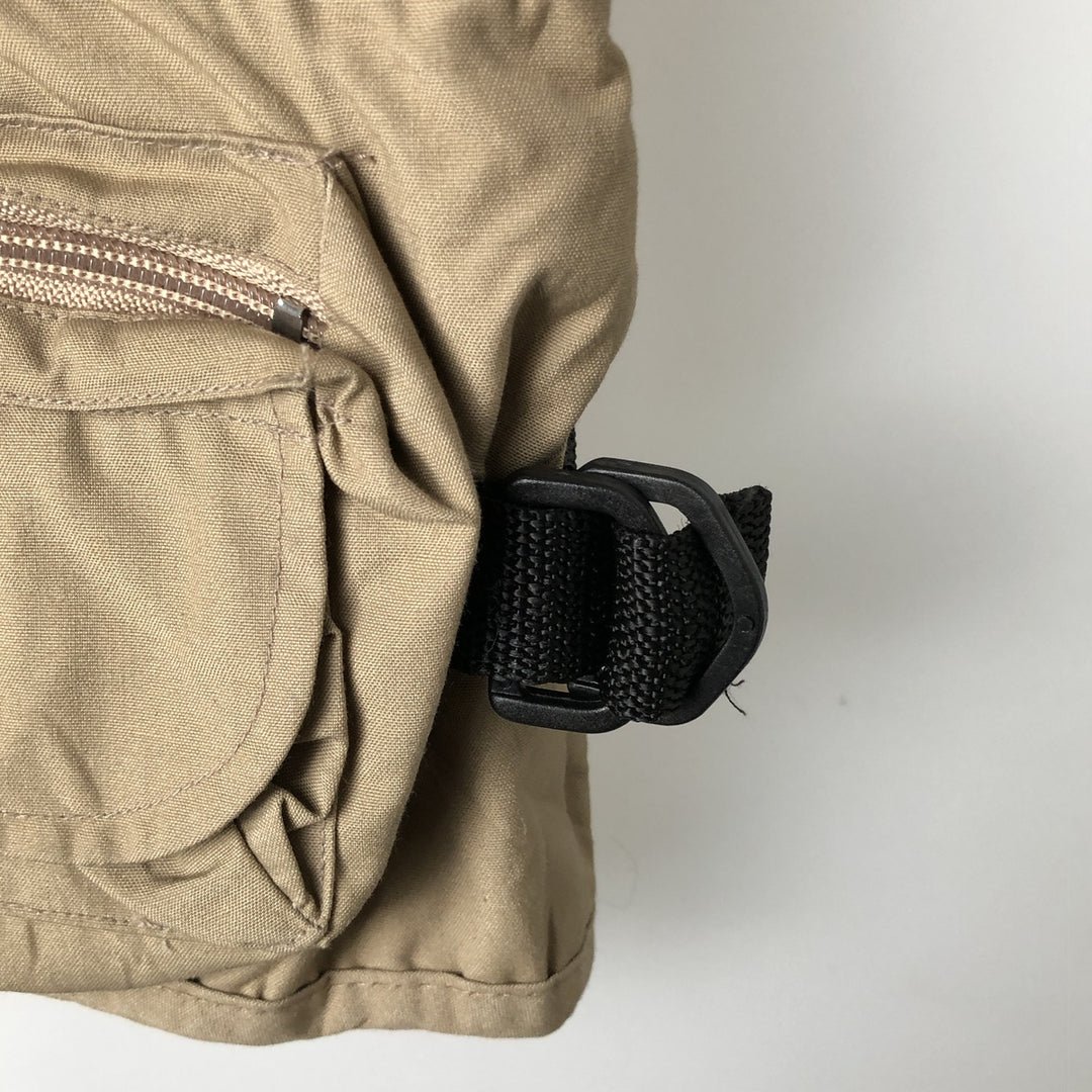 RIO BRAVO Fishing Vest, Men's Size L polyester Beige type Vintage Second Hand