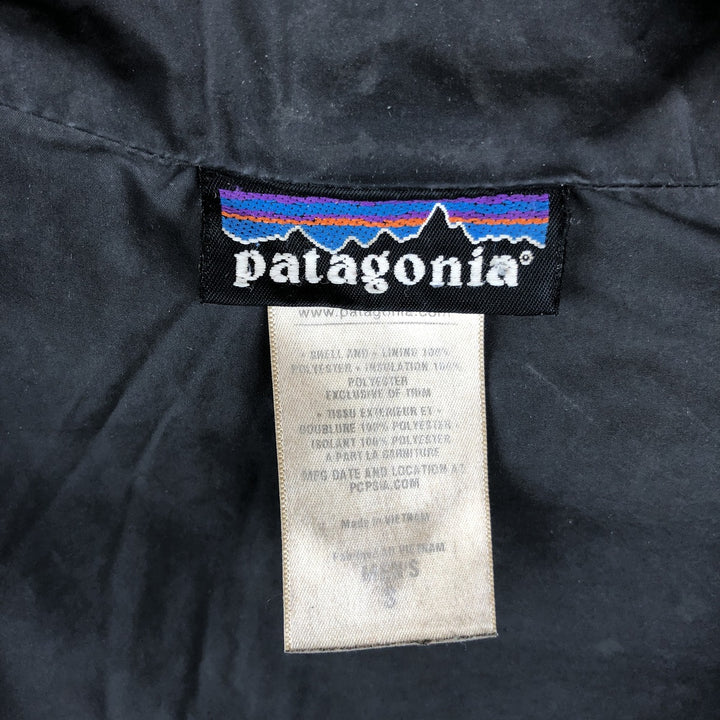Patagonia 31670FA11 Ripstop Puffer Jacket, Men's Size Small polyester black type Vintage Second Hand