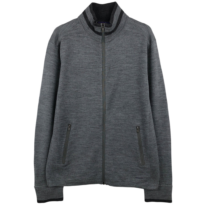 Patagonia Merino Wool Driver's Knit Sweater, Men's Size M Merino wool gray type Vintage Second Hand