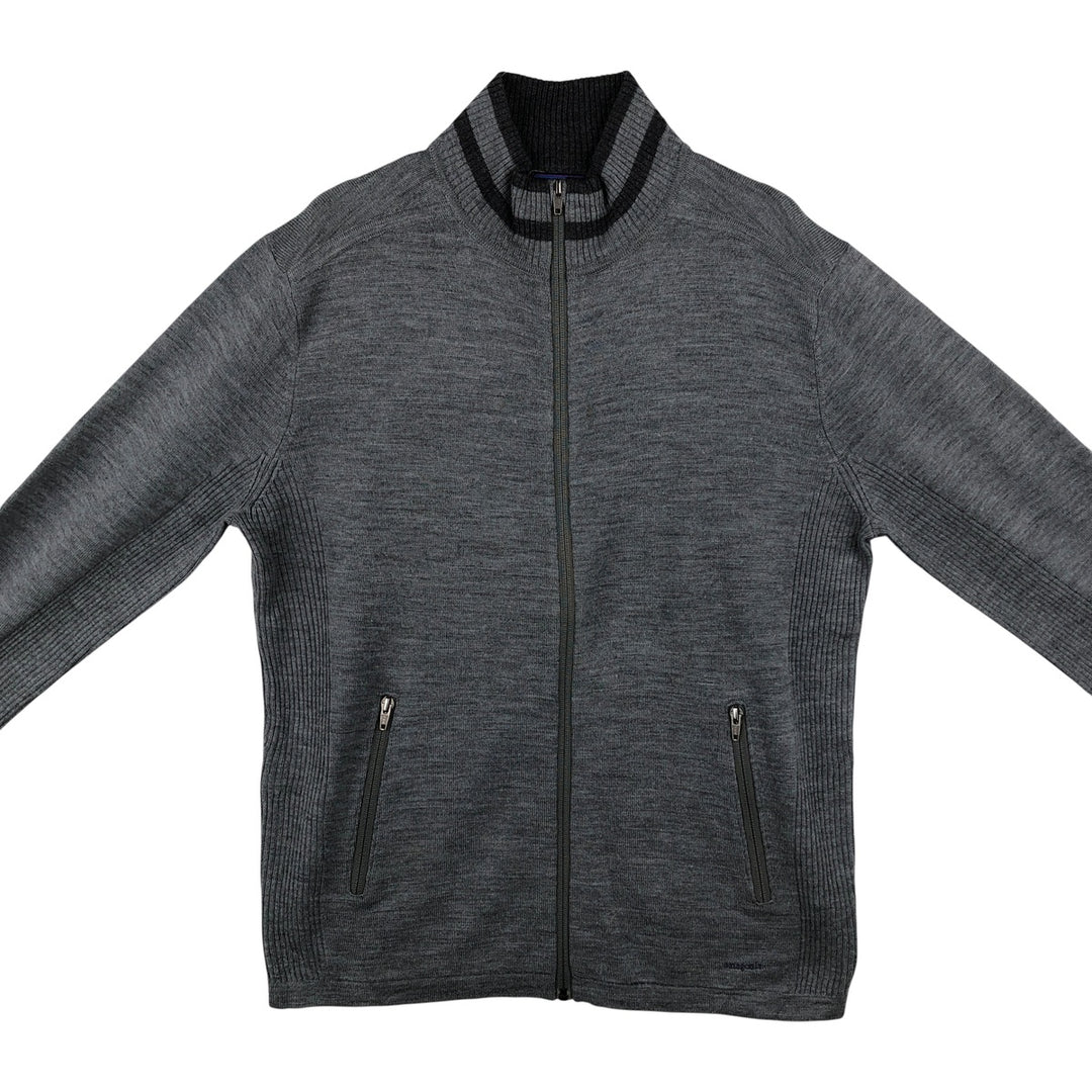 Patagonia Merino Wool Driver's Knit Sweater, Men's Size M Merino wool gray type Vintage Second Hand