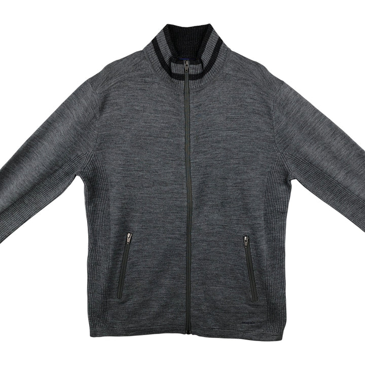 Patagonia Merino Wool Driver's Knit Sweater, Men's Size M Merino wool gray type Vintage Second Hand