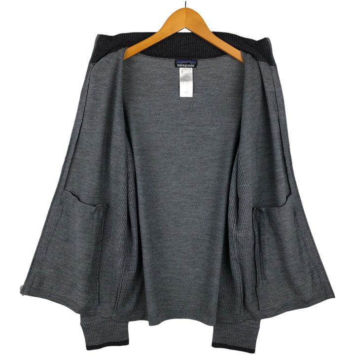 Patagonia Merino Wool Driver's Knit Sweater, Men's Size M Merino wool gray type Vintage Second Hand