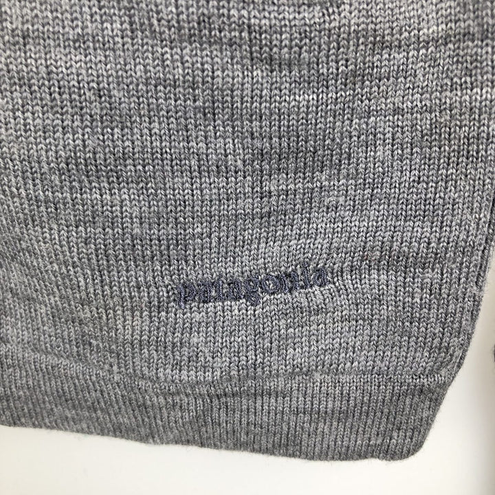 Patagonia Merino Wool Driver's Knit Sweater, Men's Size M Merino wool gray type Vintage Second Hand