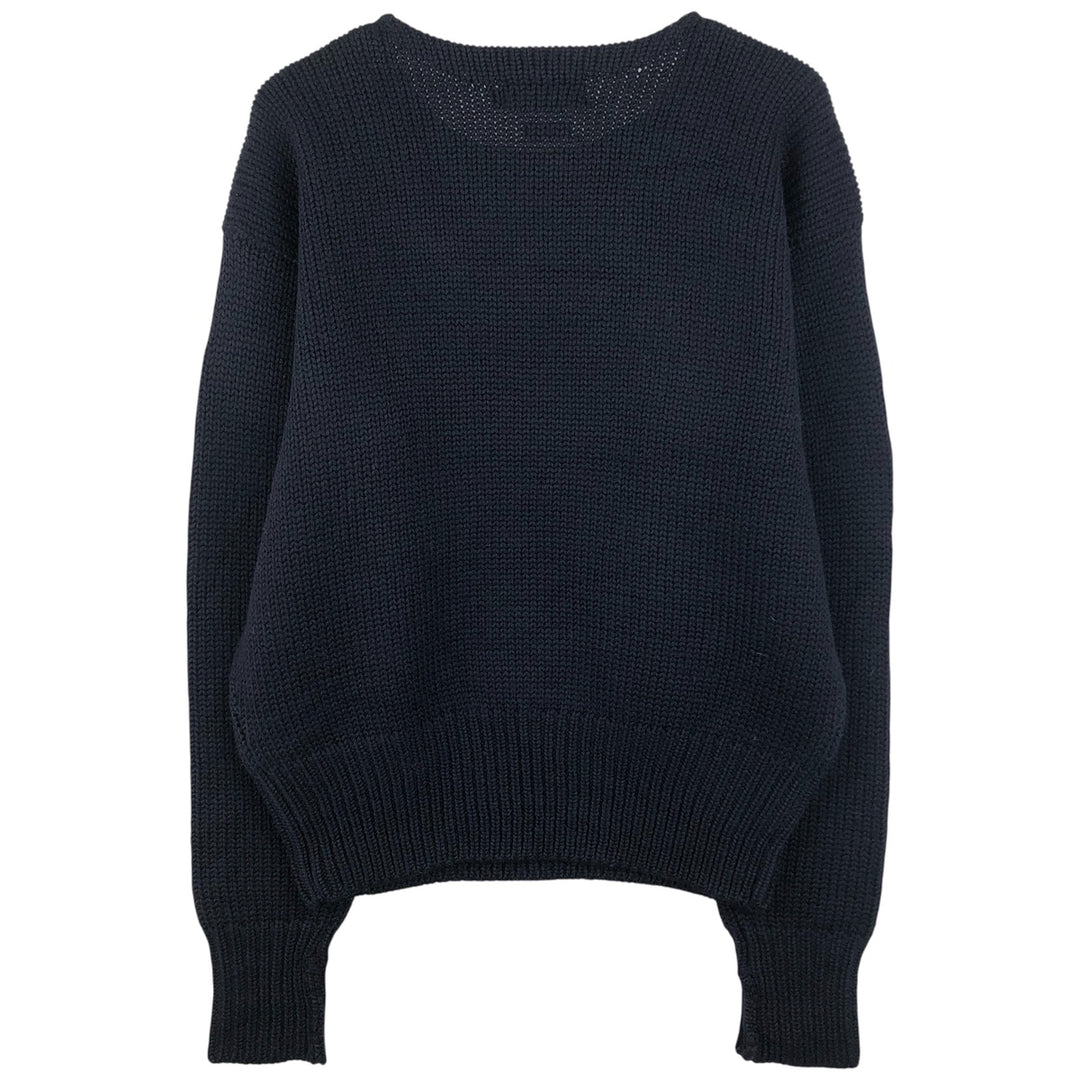 Ralph Lauren Polo by Ralph Lauren wool knit sweater, men's size M wool black type Vintage Second Hand