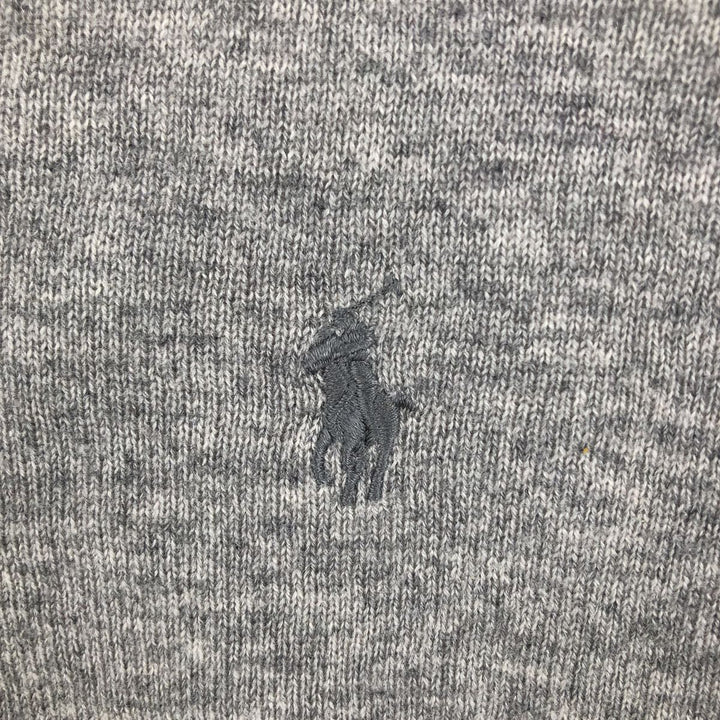 Ralph Lauren POLO RALPH LAUREN V-neck cashmere knit sweater, men's size M Cashmere gray type Vintage Second Hand