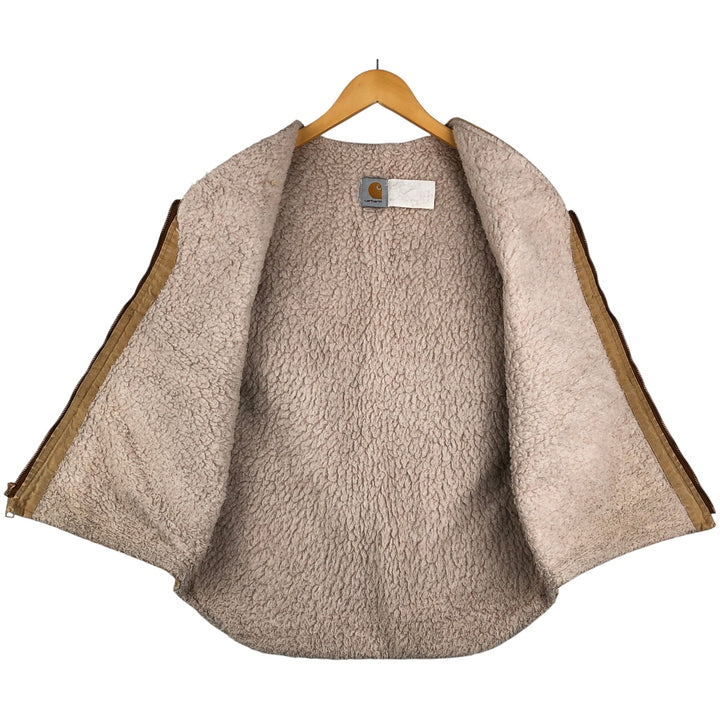 Vintage 80s-90'S Carhartt Duck Vest, Men's Size Medium unclear Beige type Vintage Second Hand