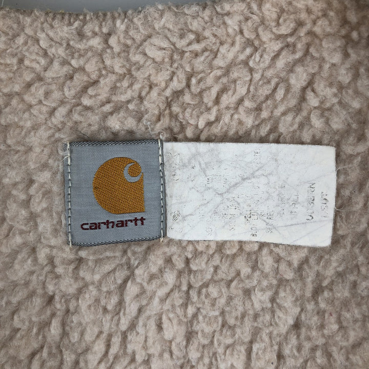 Vintage 80s-90'S Carhartt Duck Vest, Men's Size Medium unclear Beige type Vintage Second Hand