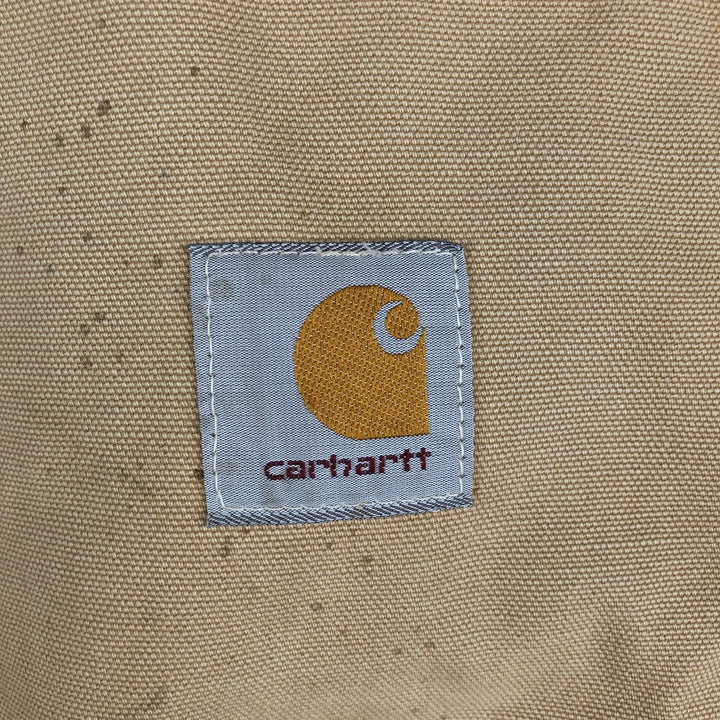 Vintage 80s-90'S Carhartt Duck Vest, Men's Size Medium unclear Beige type Vintage Second Hand