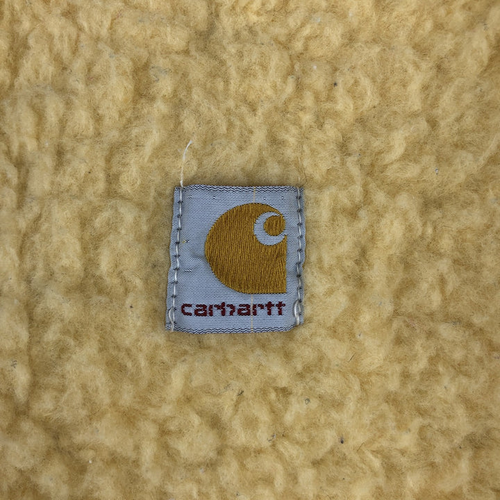 Vintage 1980'S Carhartt 6SV Duck Vest, Made in USA, Men's Size Medium cotton Beige type Vintage Second Hand