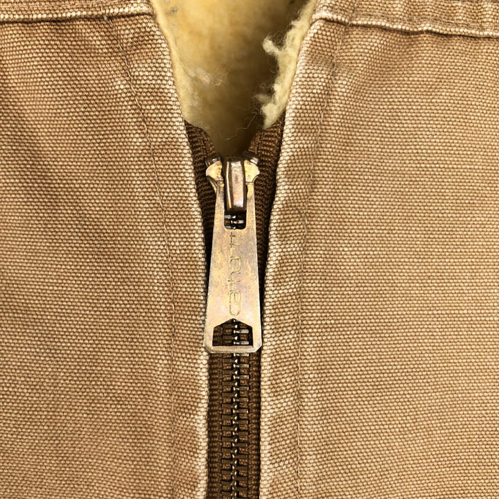 Vintage 1980'S Carhartt 6SV Duck Vest, Made in USA, Men's Size Medium cotton Beige type Vintage Second Hand