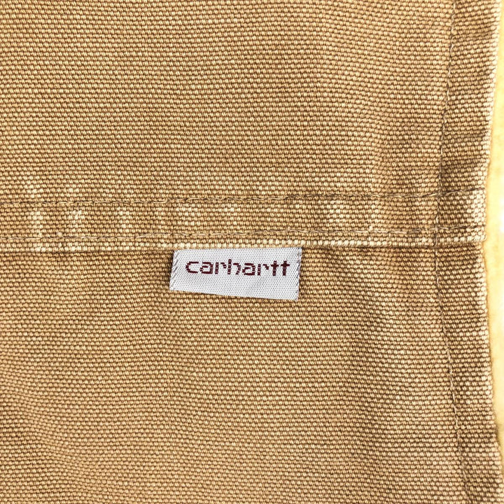 Vintage 1980'S Carhartt 6SV Duck Vest, Made in USA, Men's Size Medium cotton Beige type Vintage Second Hand