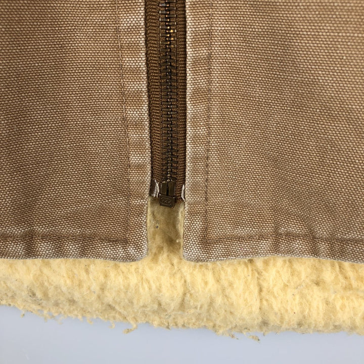 Vintage 1980'S Carhartt 6SV Duck Vest, Made in USA, Men's Size Medium cotton Beige type Vintage Second Hand