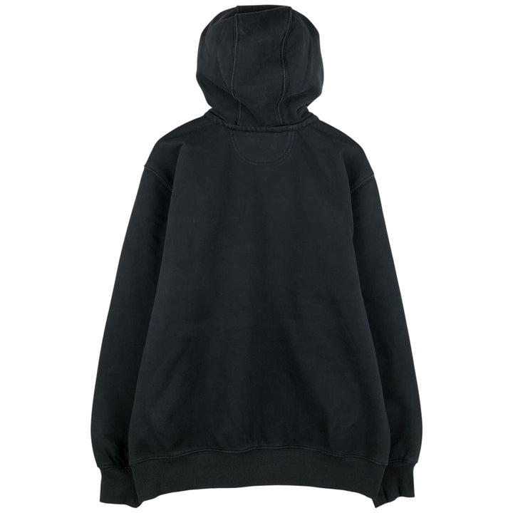Carhartt Loose Fit Half-Zip Hoodie, Men's Size L cotton black type Vintage Second Hand