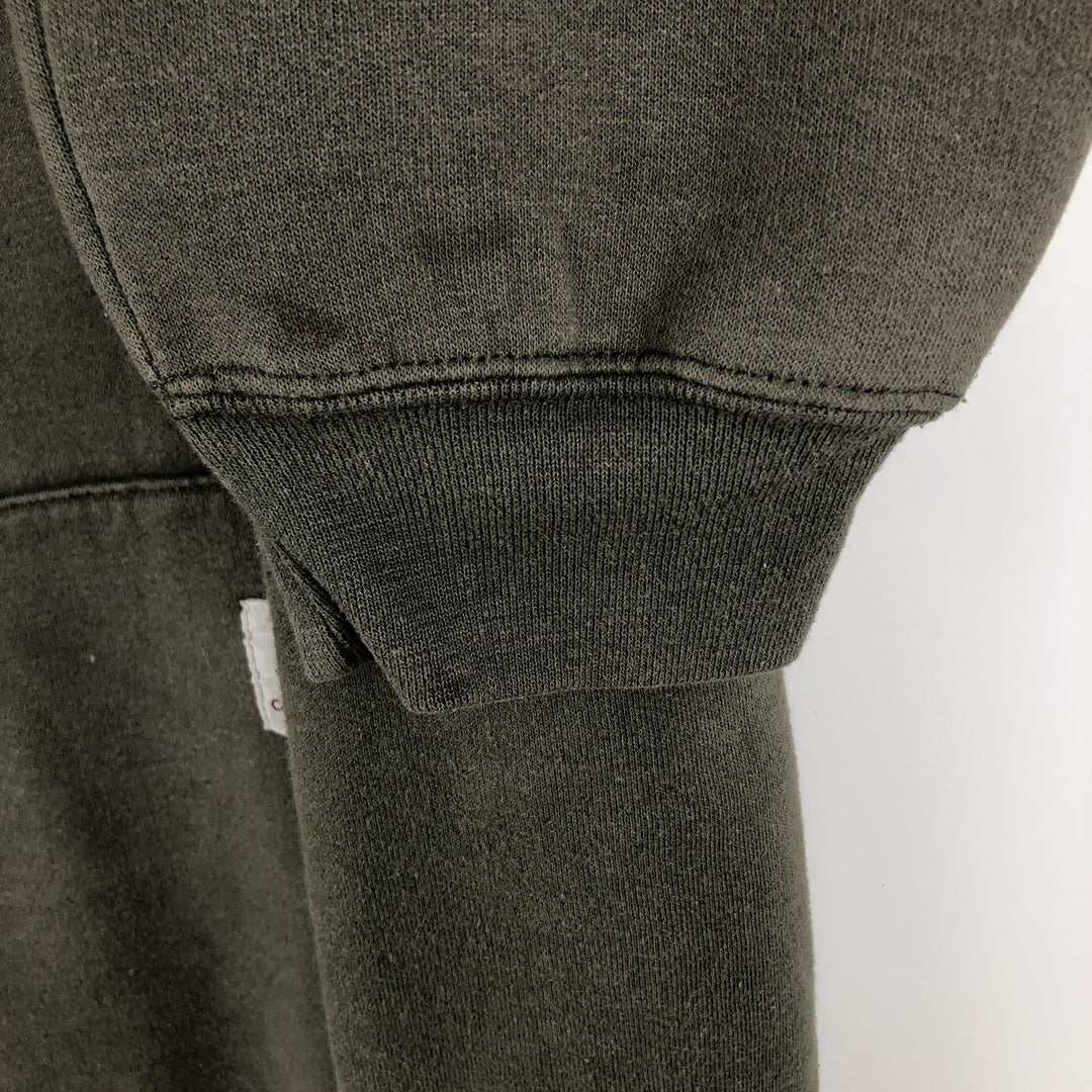 Carhartt Sweat Pullover Hoodie Men's Size L cotton Khaki type Vintage Second Hand