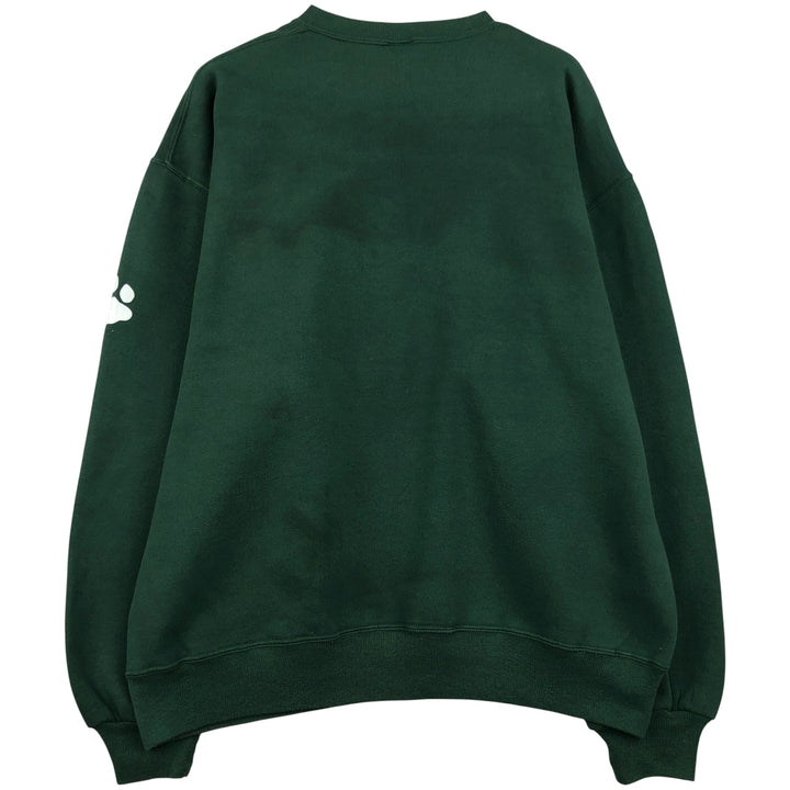 Vintage 1990'S Russell Athletic Ohio University college sweatshirt, made in the USA, size XL. cotton Green type dark green Vintage Second Hand