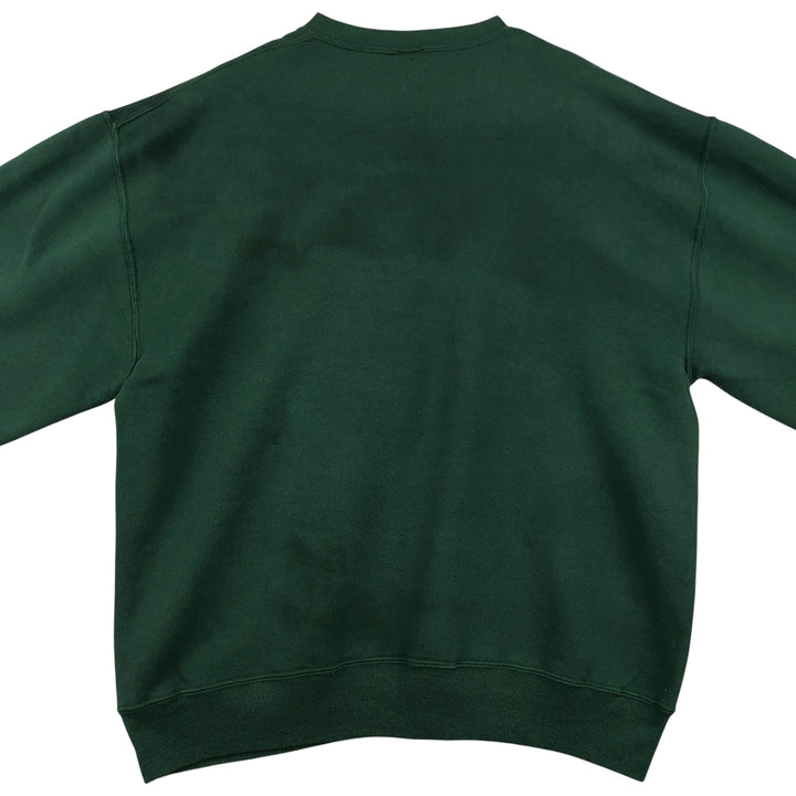 Vintage 1990'S Russell Athletic Ohio University college sweatshirt, made in the USA, size XL. cotton Green type dark green Vintage Second Hand