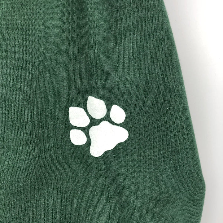 Vintage 1990'S Russell Athletic Ohio University college sweatshirt, made in the USA, size XL. cotton Green type dark green Vintage Second Hand