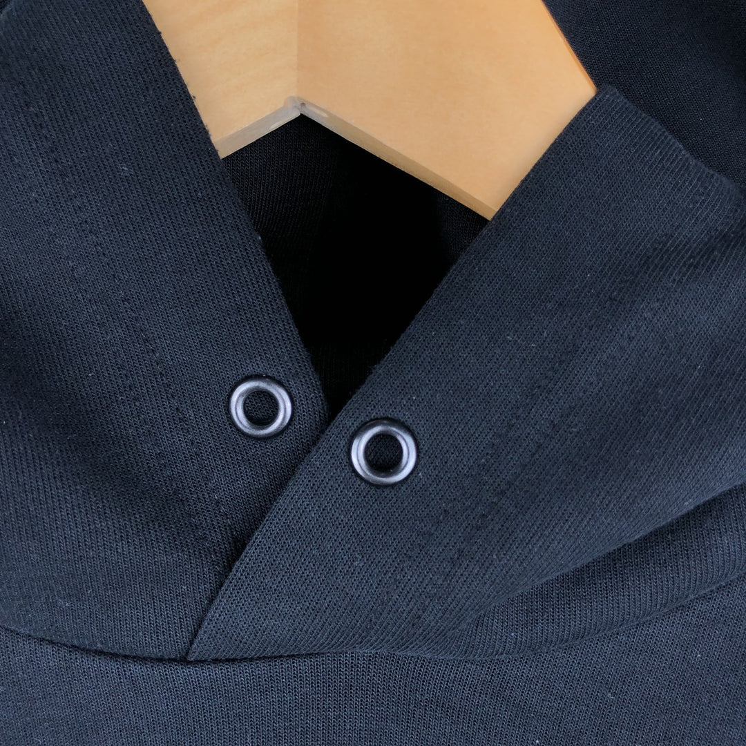 Ralph Lauren POLO RALPH LAUREN Sweatshirt pullover hoodie, men's size M polyester black type Vintage Second Hand