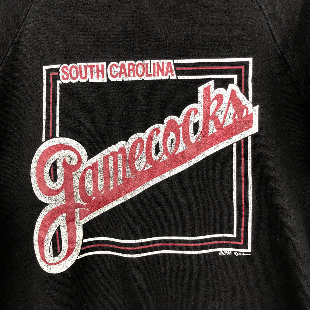 Vintage 1980'S Jerzees college sweatshirt, made in the USA, men's size XL cotton black type Vintage Second Hand