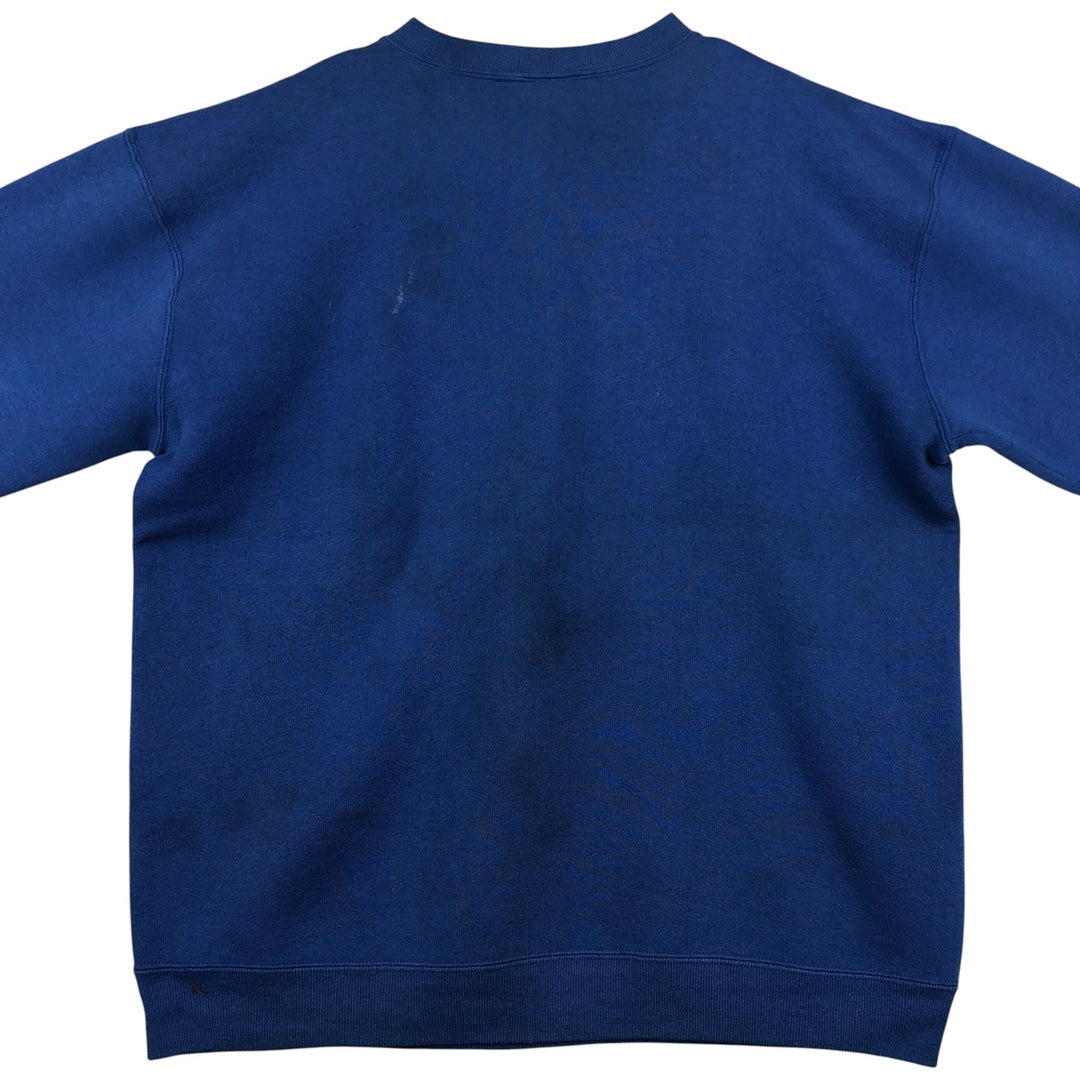 Vintage 90'S Russell ATHLETIC college sweatshirt, made in the USA, size XL, men's cotton blue type Vintage Second Hand