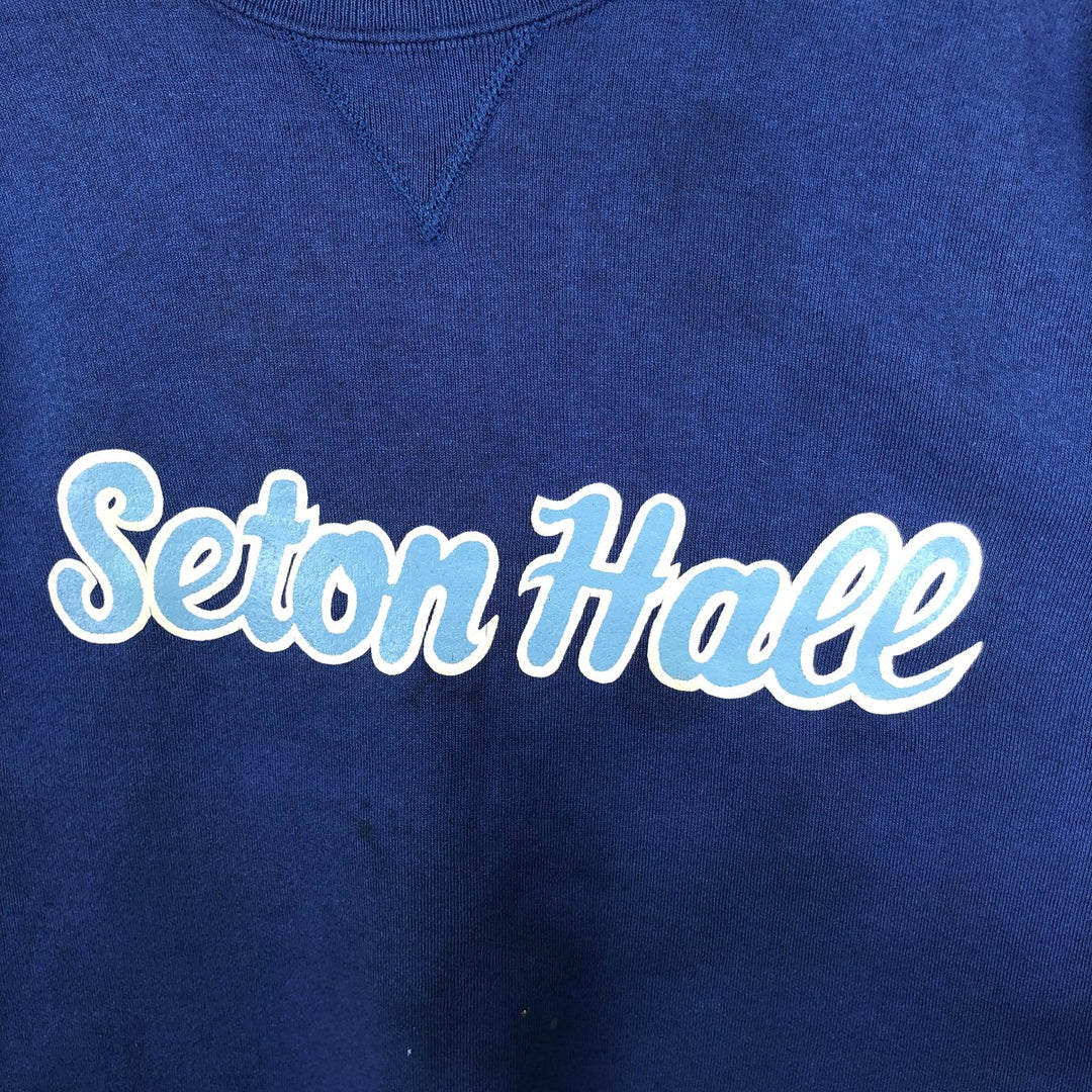 Vintage 90'S Russell ATHLETIC college sweatshirt, made in the USA, size XL, men's cotton blue type Vintage Second Hand