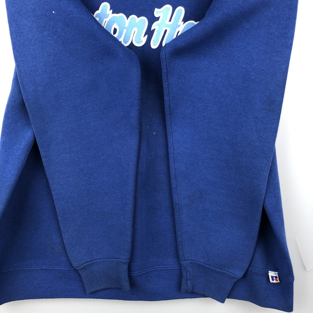 Vintage 90'S Russell ATHLETIC college sweatshirt, made in the USA, size XL, men's cotton blue type Vintage Second Hand