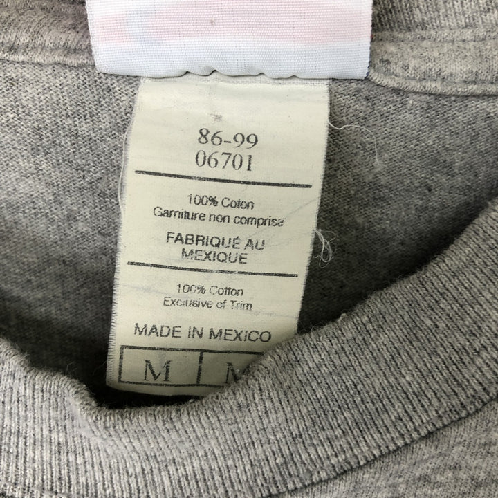 Champion Authentic Athletic Apparel Stars and Stripes Long Sleeve T-Shirt, Men's Size Medium cotton gray type Vintage Second Hand