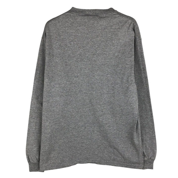 NFL WASHINGTON REDSKINS Washington Redskins Long Sleeve T-Shirt, Men's Size L cotton gray type Vintage Second Hand